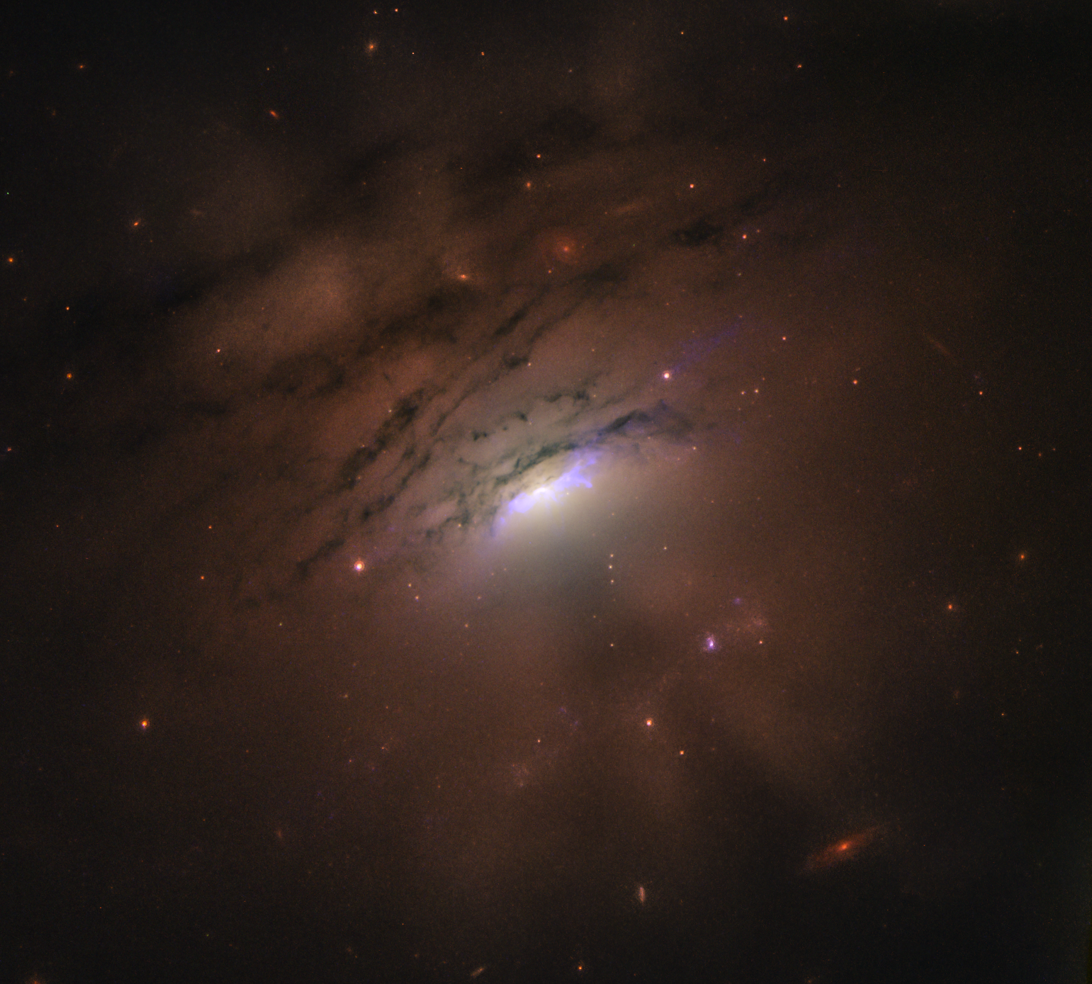 Dark Rays in IC 5063 - NASA Science